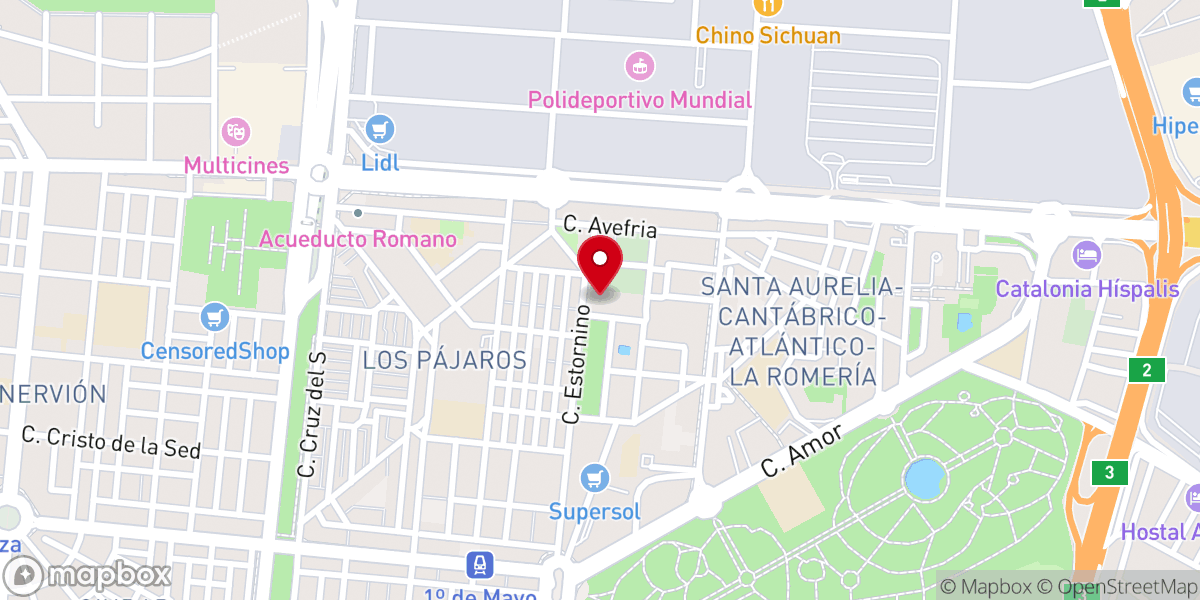 Map showing location of Iglesia Evangélica "Jesús, el Camino" (Sevilla ) - Asambleas de Dios