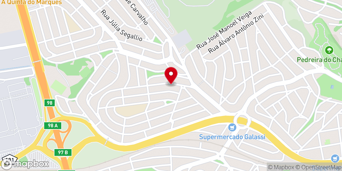 Map showing location of Assembleia de Deus Raiz de Jessé