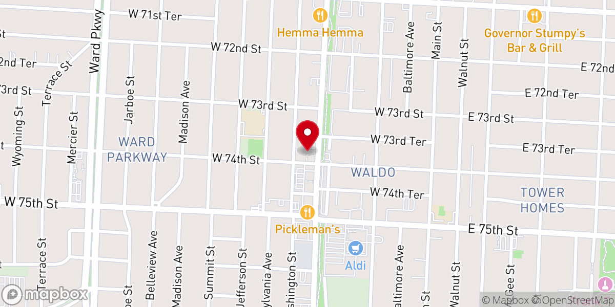 Map showing location of Keystone Powerhouse Ministries