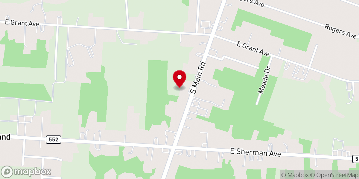 Map showing location of Iglesia Pentecostal De Jesucristo MI, NJ Casa Del Alfarero