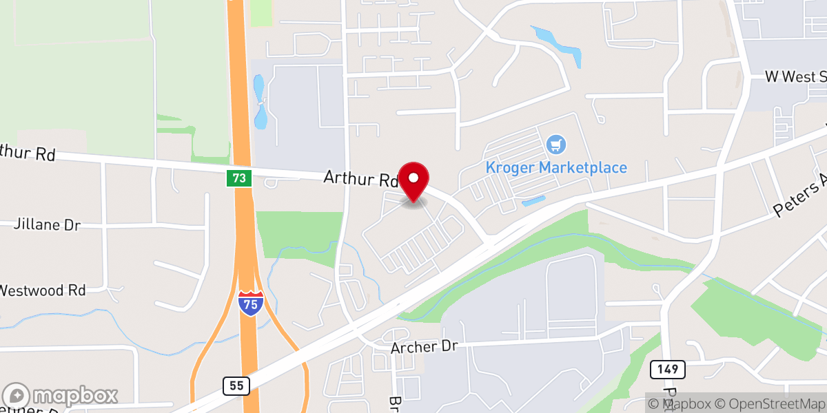 Map showing location of Future 4 Families