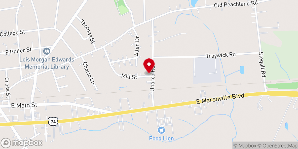 Map showing location of Christ Bible Discipleship Worship Center
