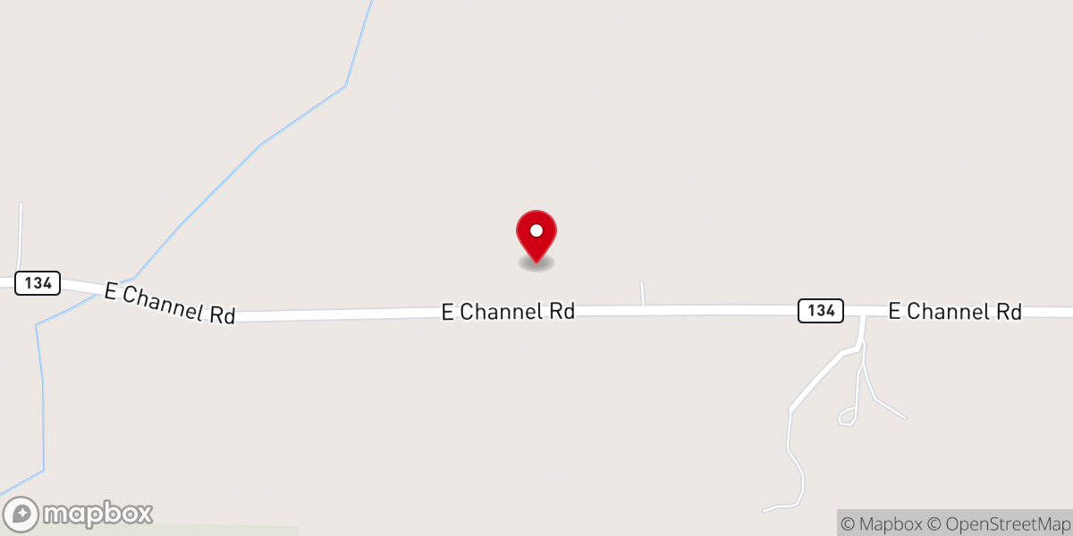 Map showing location of Drummond Island Baptist Church