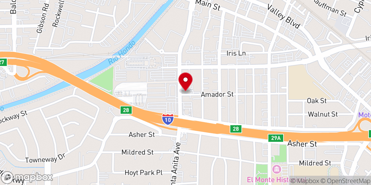 Map showing location of Familia Bethel