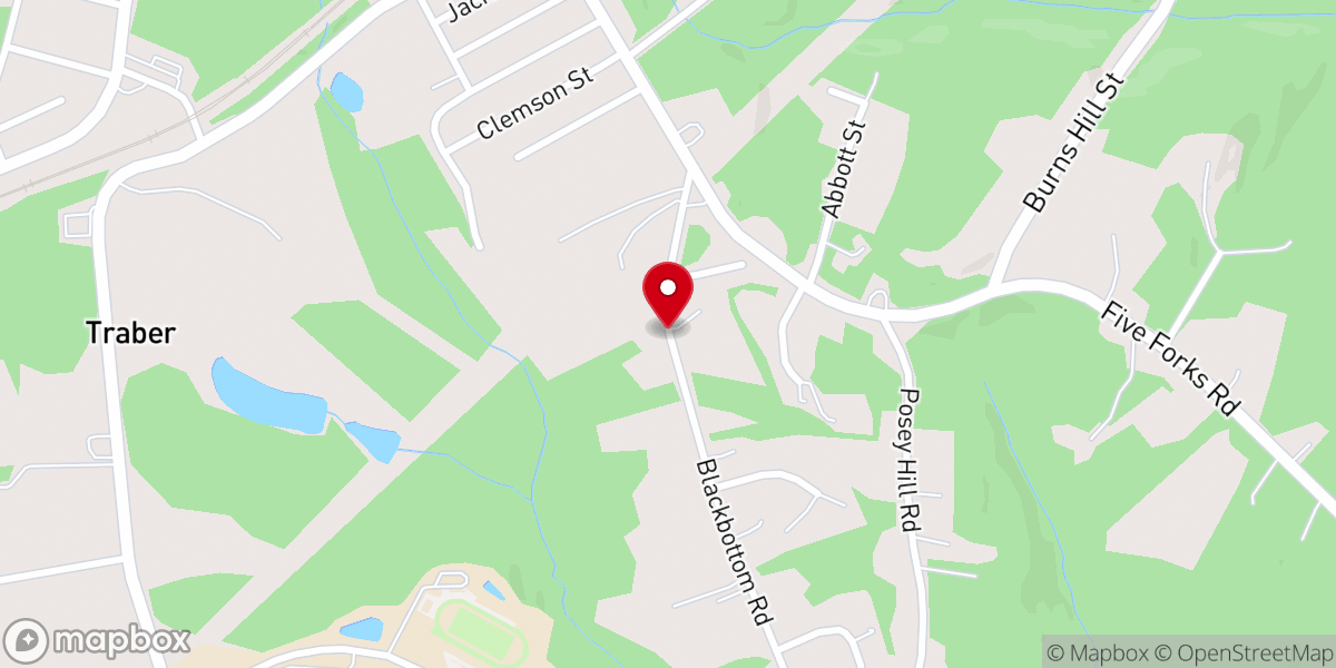 Map showing location of Liberty Church of God of Prophecy