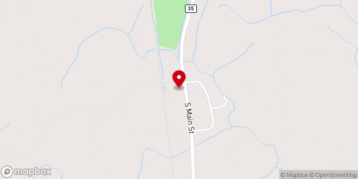 Map showing location of Berean Baptist Church