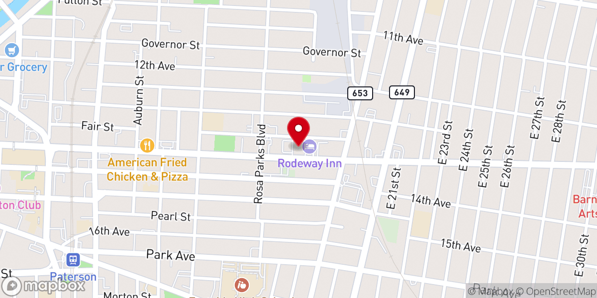 Map showing location of Love of Jesus Paterson