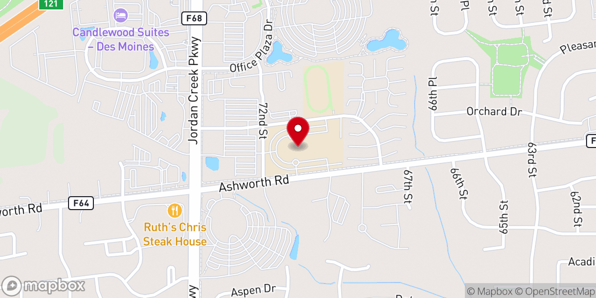 Map showing location of Saint Francis of Assisi Catholic Church