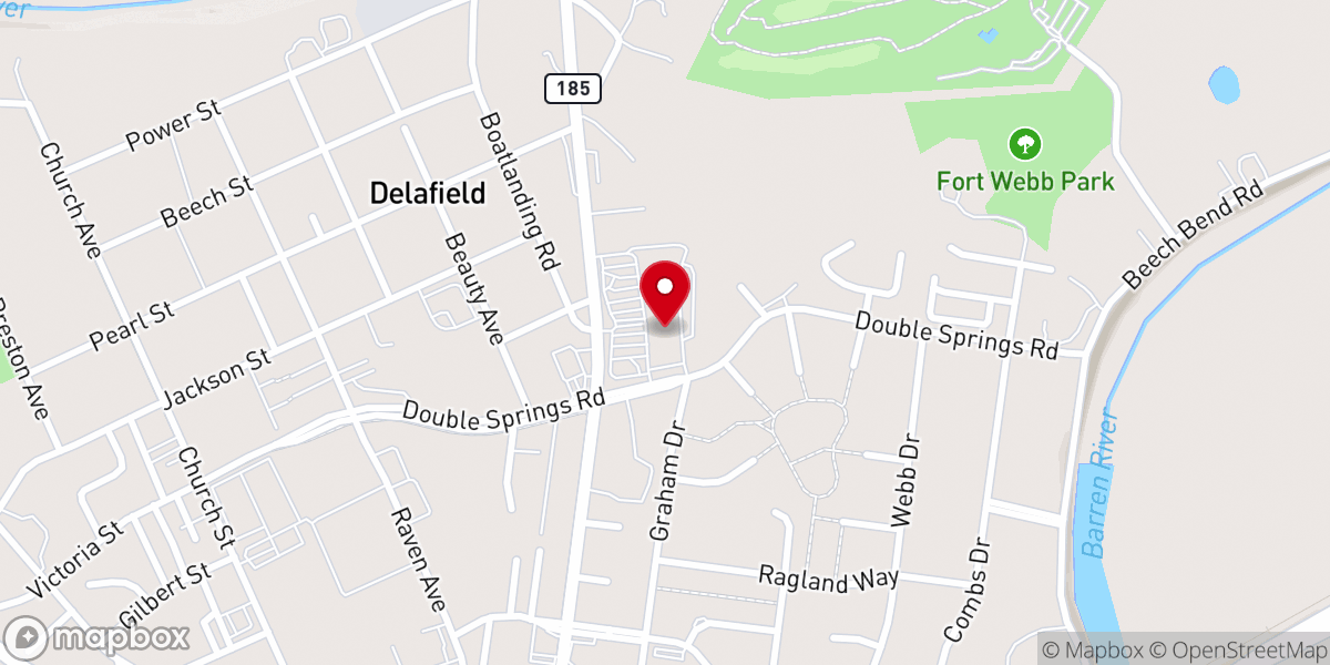 Map showing location of Grace & Peace Presbyterian Church