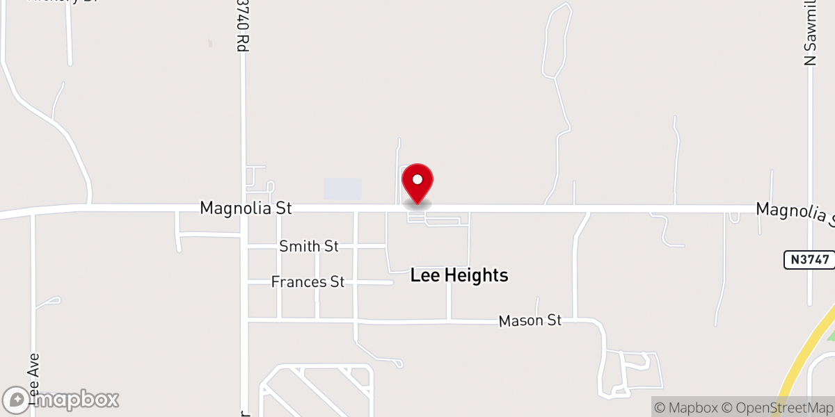 Map showing location of Bryan Baptist Association
