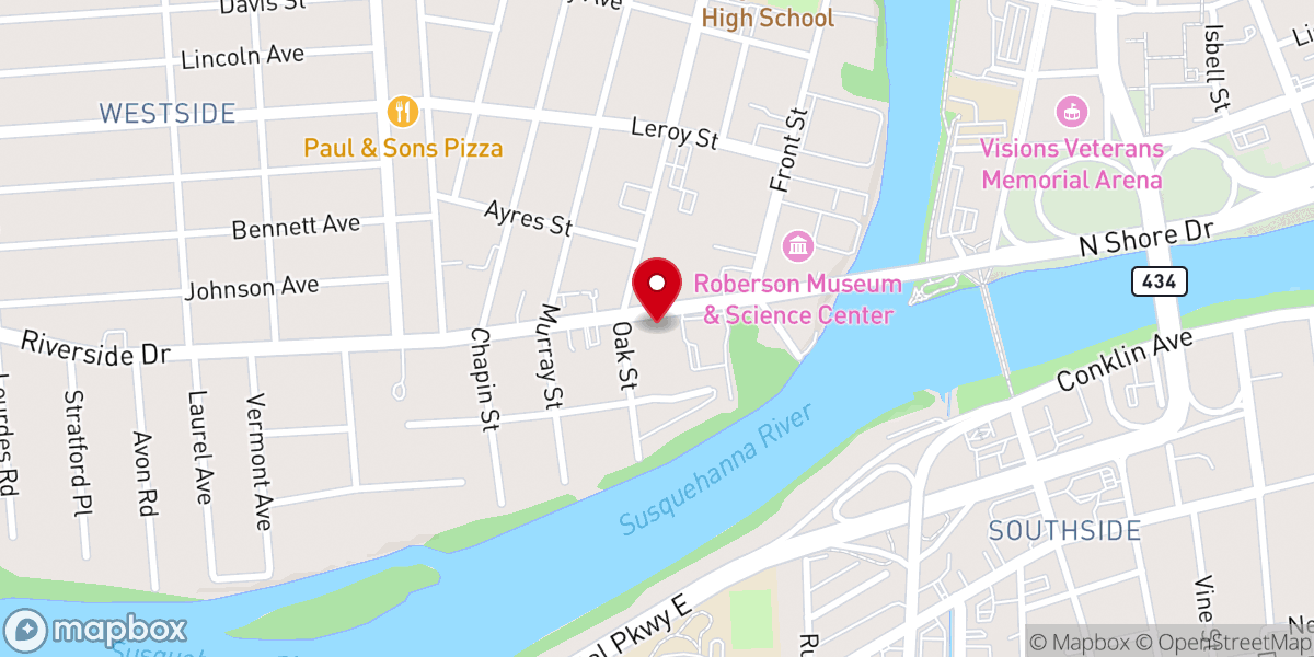 Map showing location of Temple Concord Inc