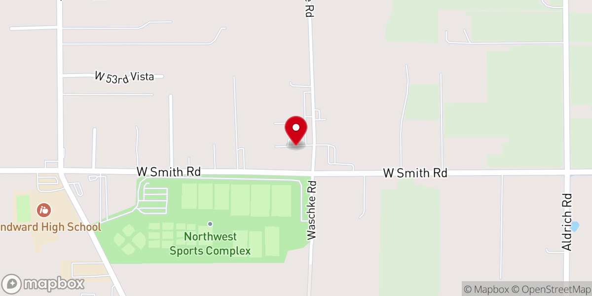 Map showing location of Bellingham Seventh-day Adventist Church