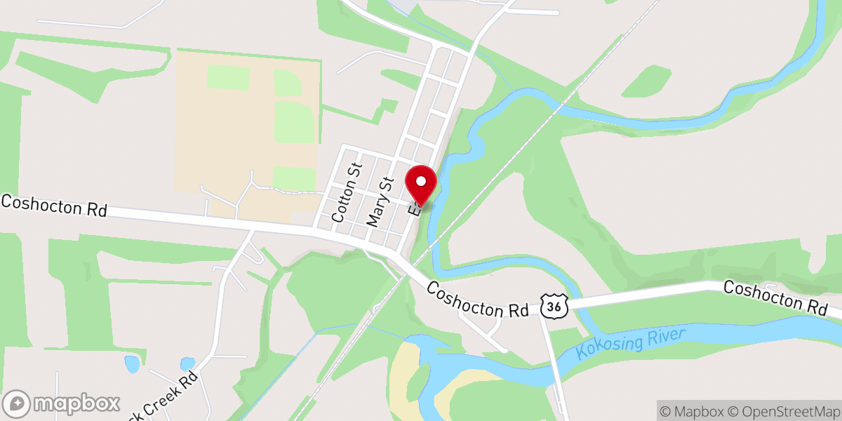 Map showing location of BC Chapel