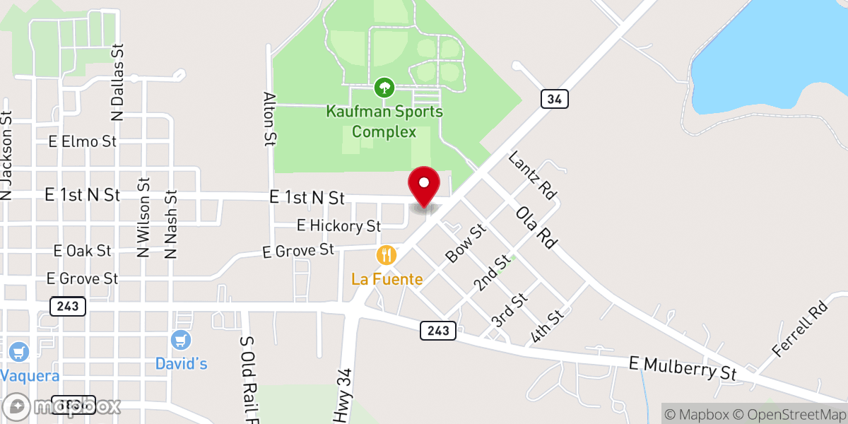 Map showing location of Macedonia AME Church