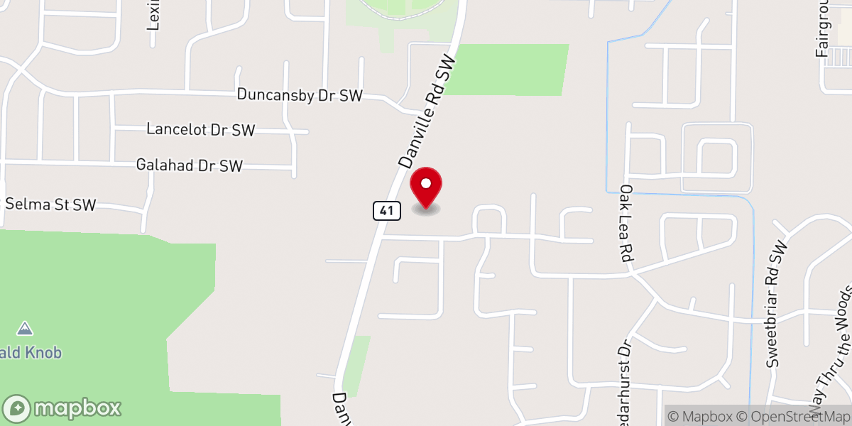 Map showing location of church at stone river