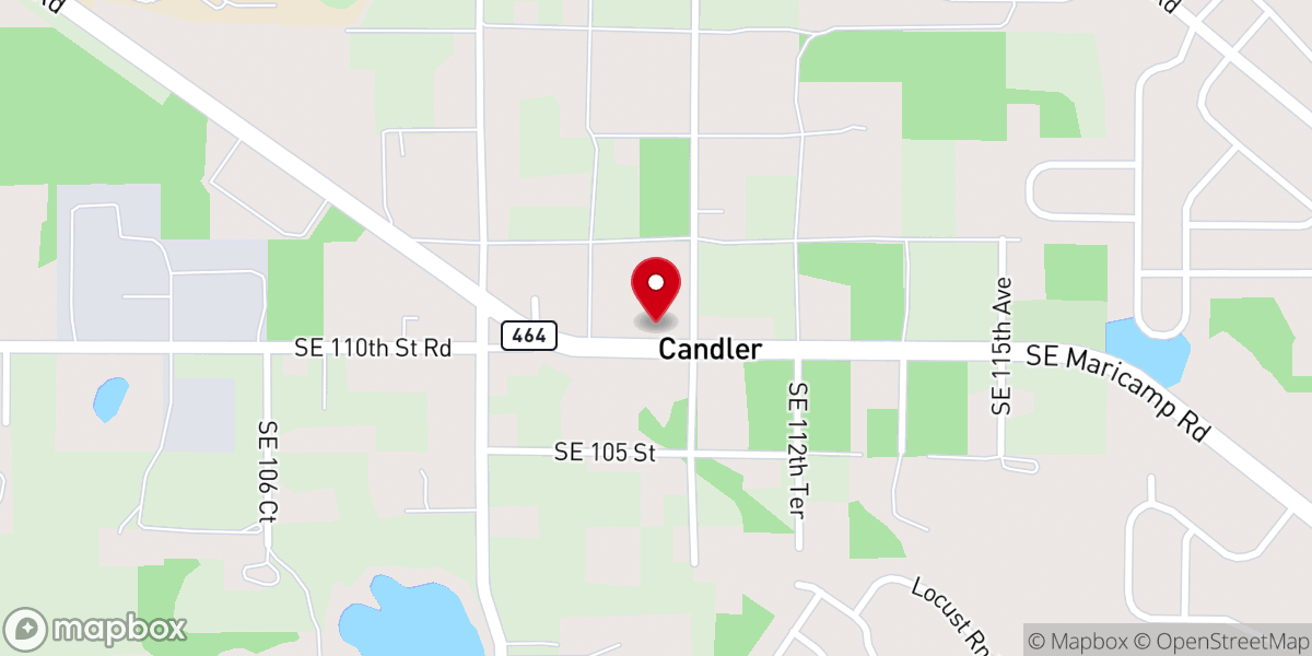 Map showing location of Emmanuel Christian Life Center