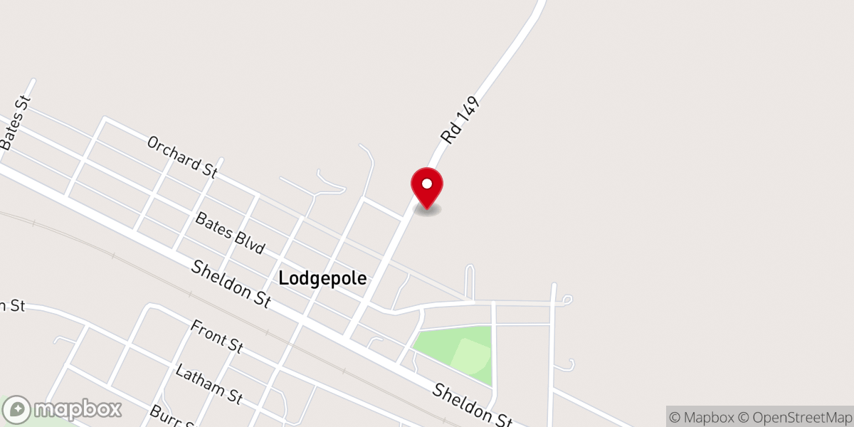Map showing location of Gloria Dei Lutheran Church