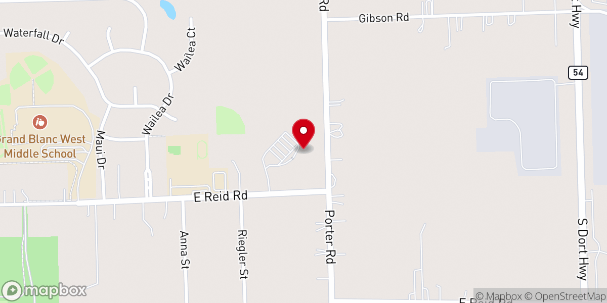 Map showing location of New Life Christian Fellowship