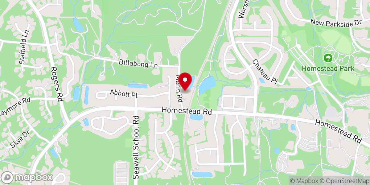 Map showing location of The Episcopal Church of the Advocate