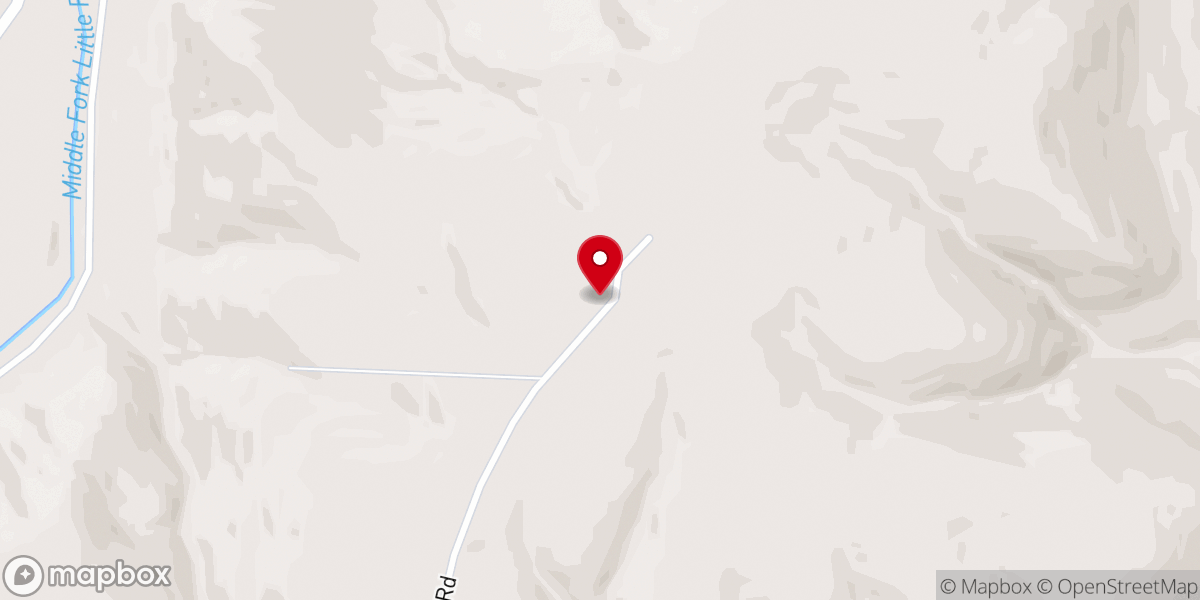 Map showing location of Mount Eagle Retreat Center