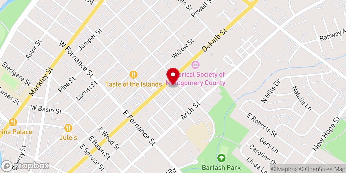 Map showing location of Deeper Life Bible Church