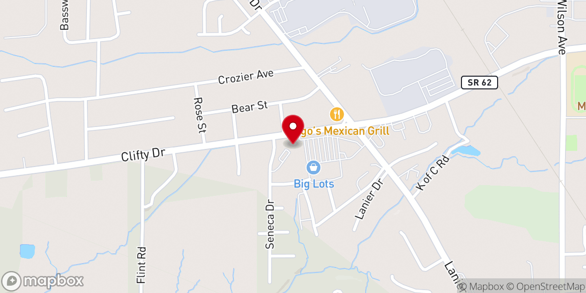 Map showing location of Resurrection Lutheran Church