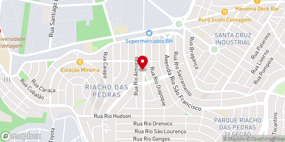 Map showing location of Igreja Evangélica Vida e Paz