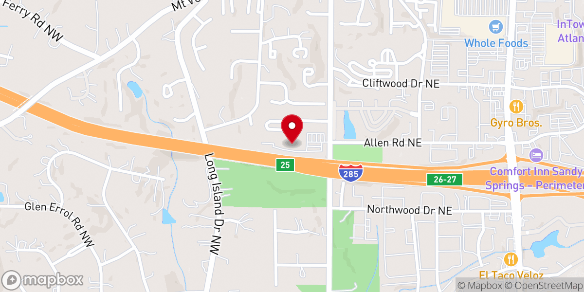 Map showing location of Capstone Spiritual Foundation Inc