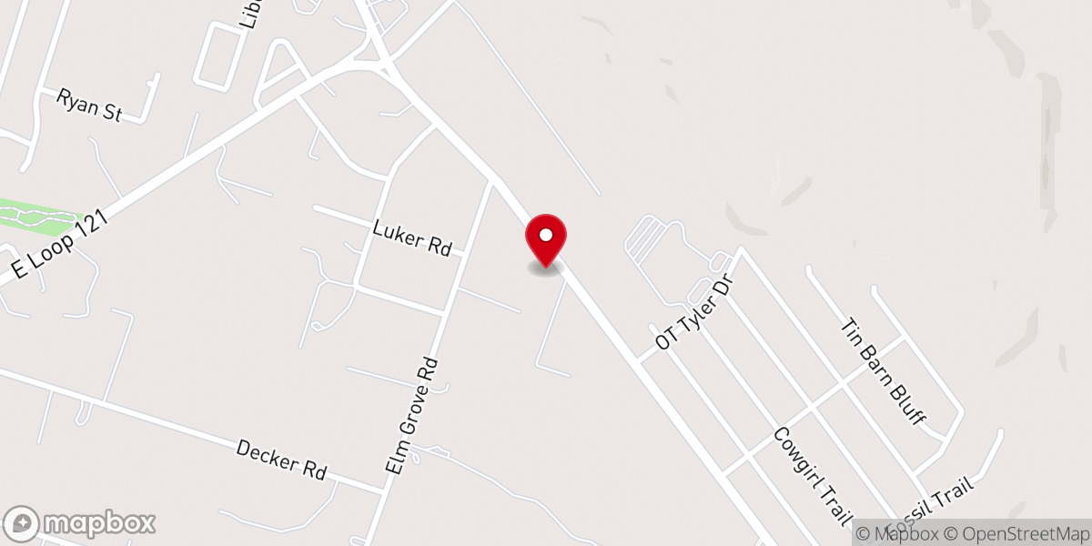 Map showing location of Avenue Church CTX