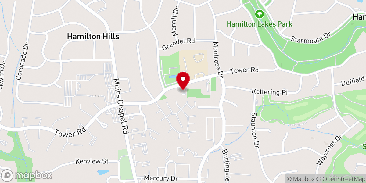 Map showing location of Christ's Sanctified Holy Church - Greensboro