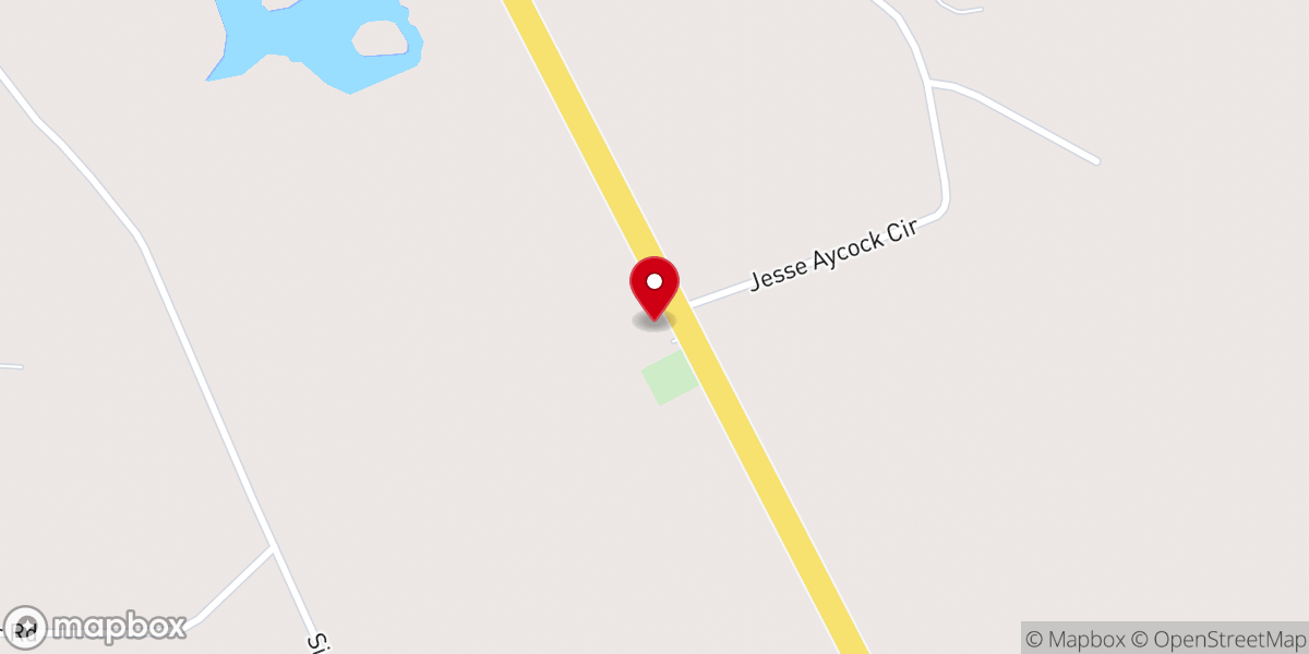 Map showing location of Long Branch Church of God