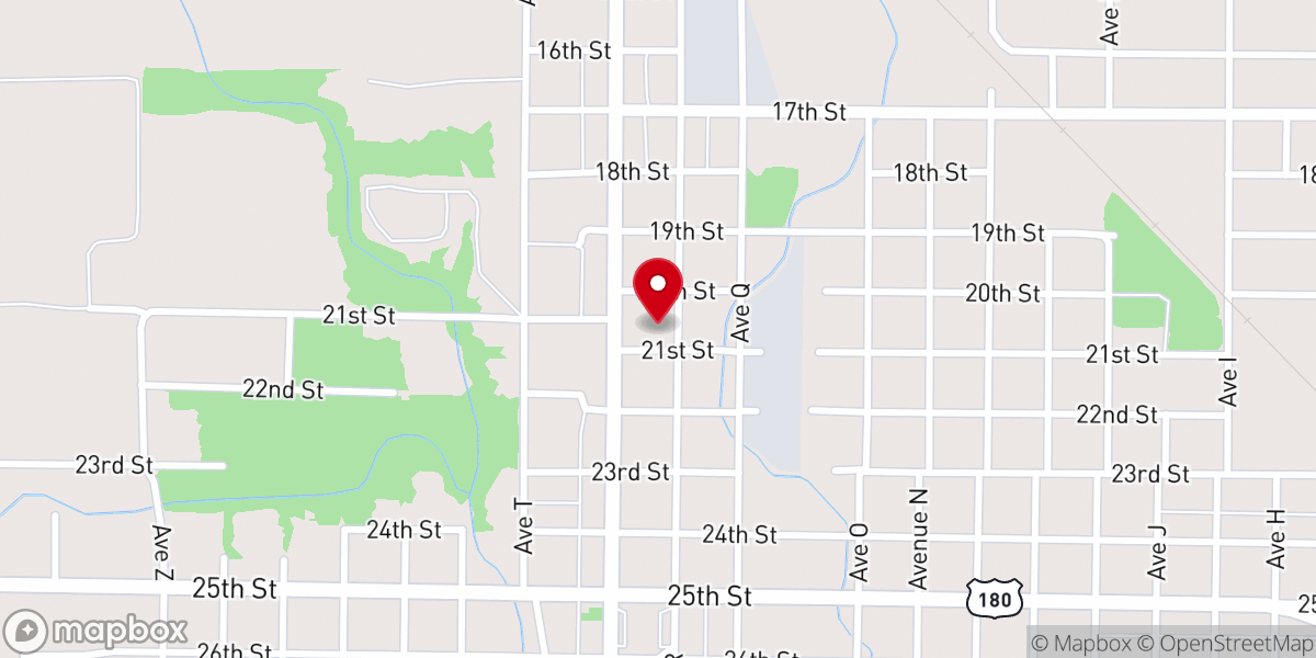 Map showing location of Primera Iglesia Bautista