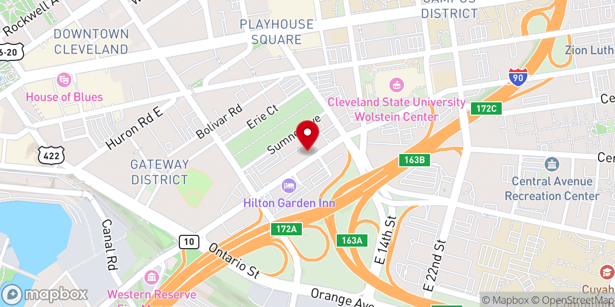 Map showing location of Saint Maron Church