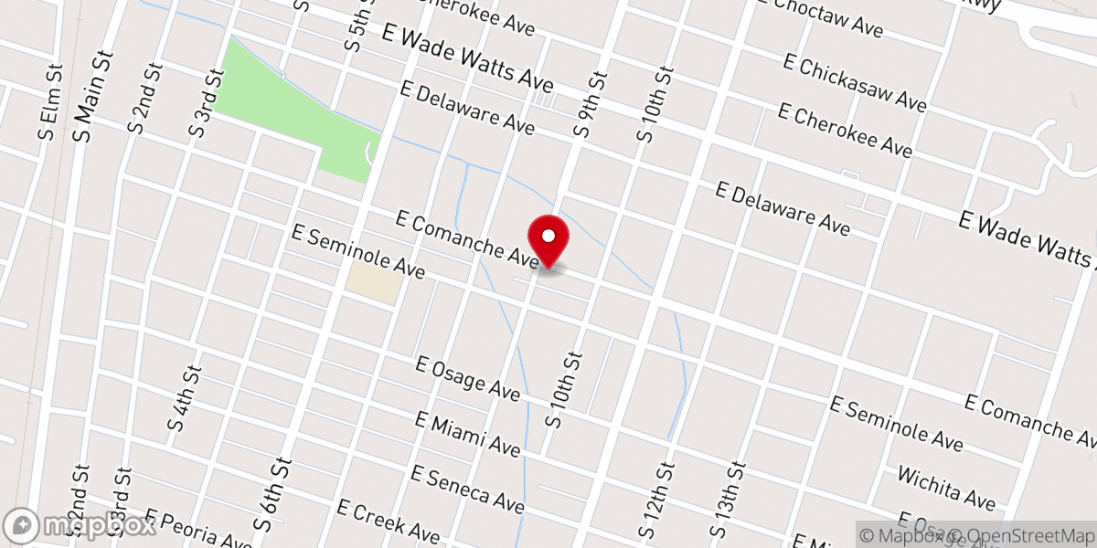 Map showing location of 831 church