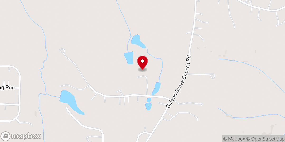 Map showing location of Lutheran Church of Our Faith