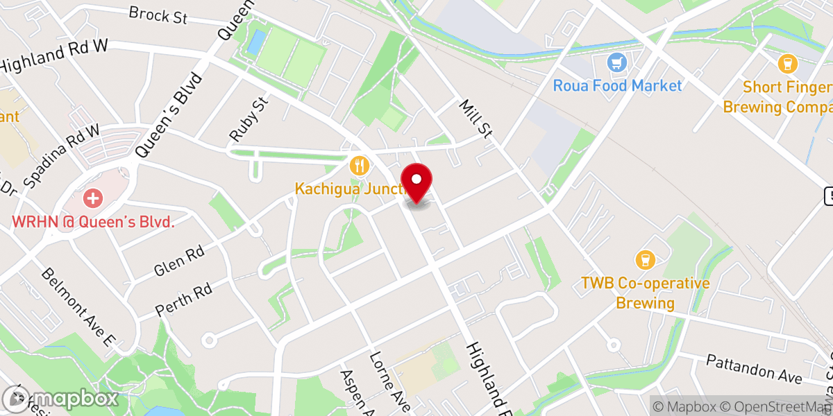 Map showing location of St Mary Eritrean Orthodox Tewahdo Church