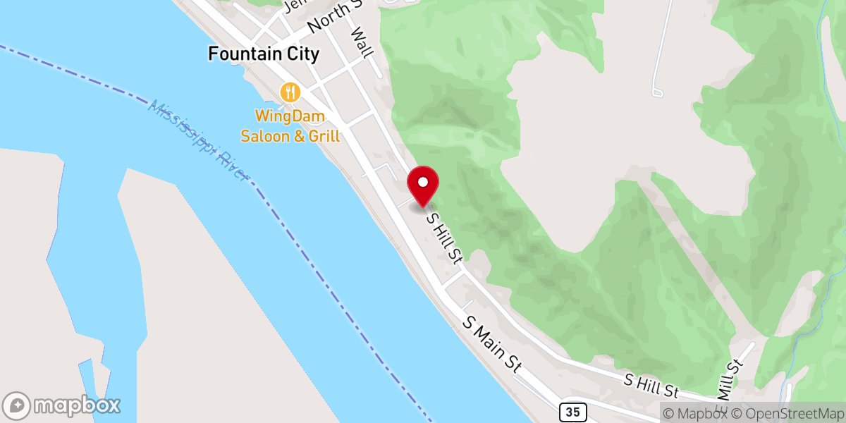 Map showing location of St John's United Church-Christ