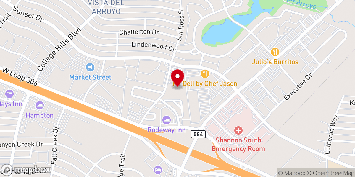 Map showing location of Celebration Church