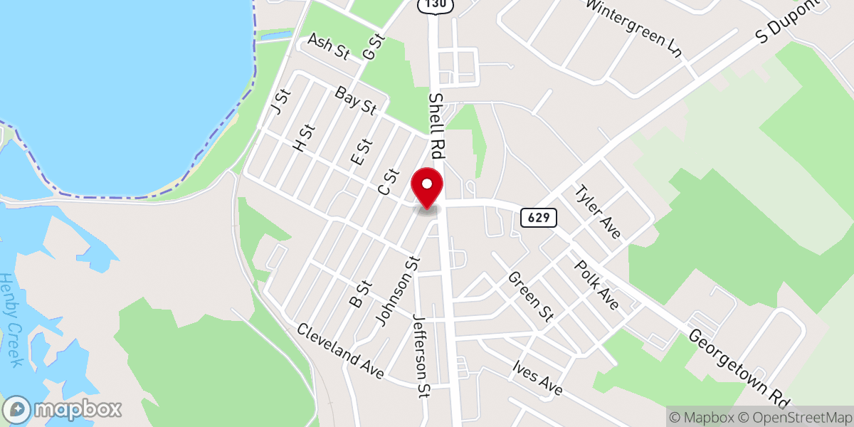 Map showing location of Union Presbyterian Church
