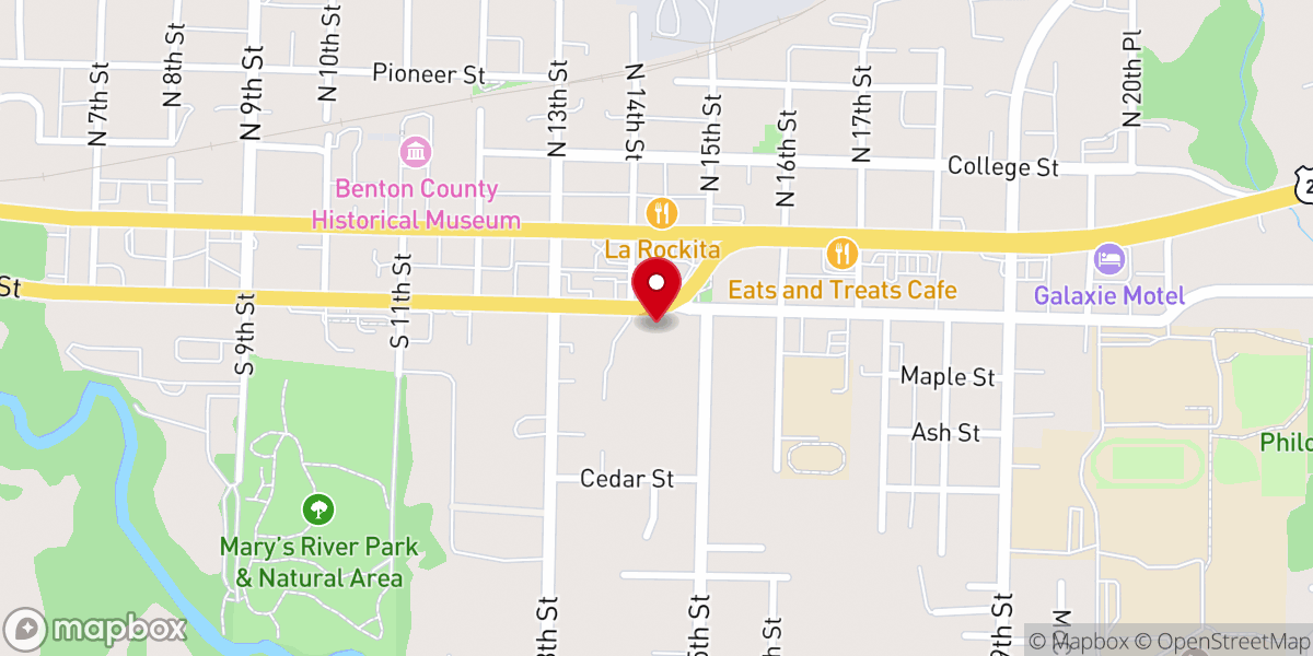Map showing location of New Life Fellowship