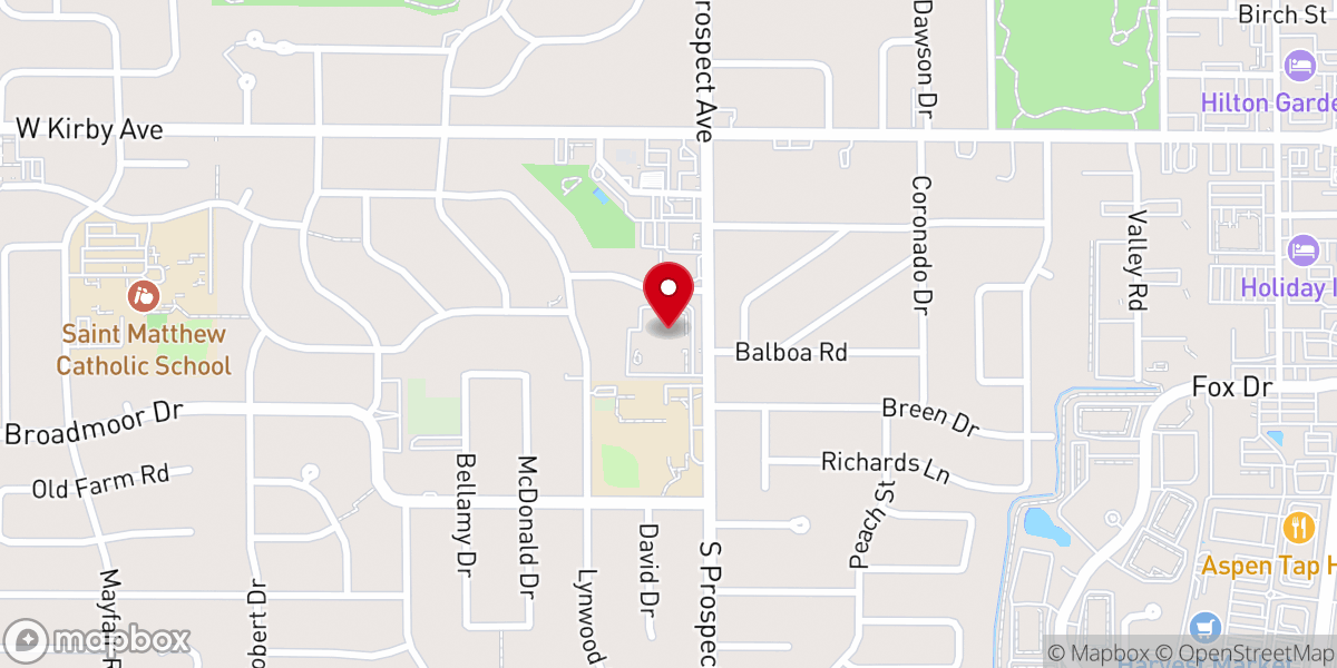 Map showing location of Rest-Oration Church