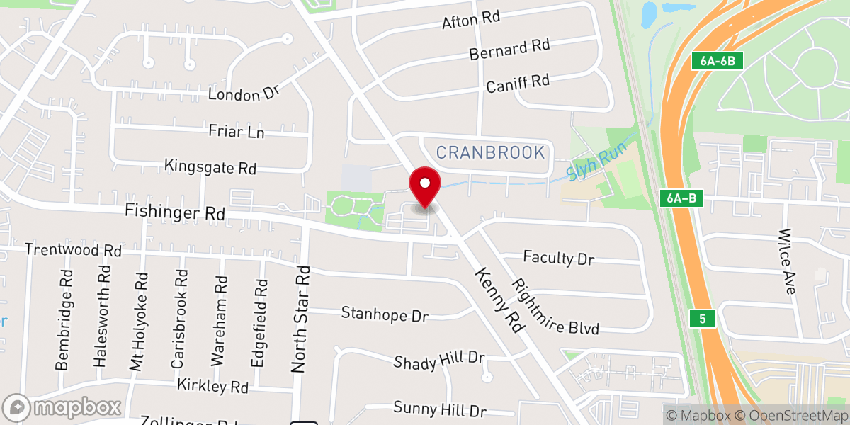 Map showing location of Church of Christ-Fishinger