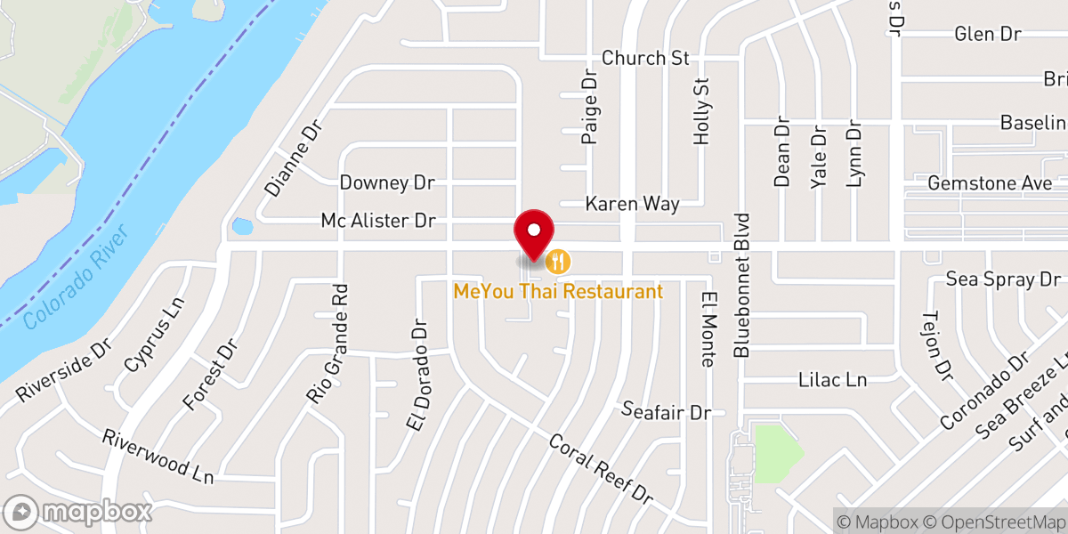 Map showing location of Bullhead City Food Bank - Food Distribution Center
