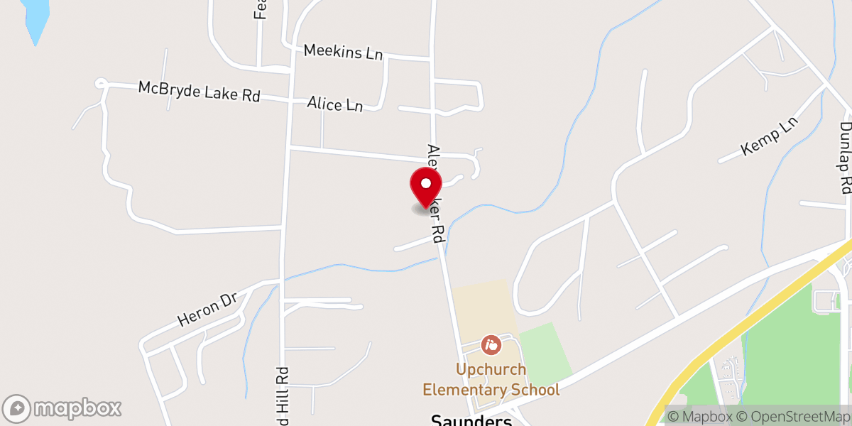 Map showing location of Mt Calvary Church of God