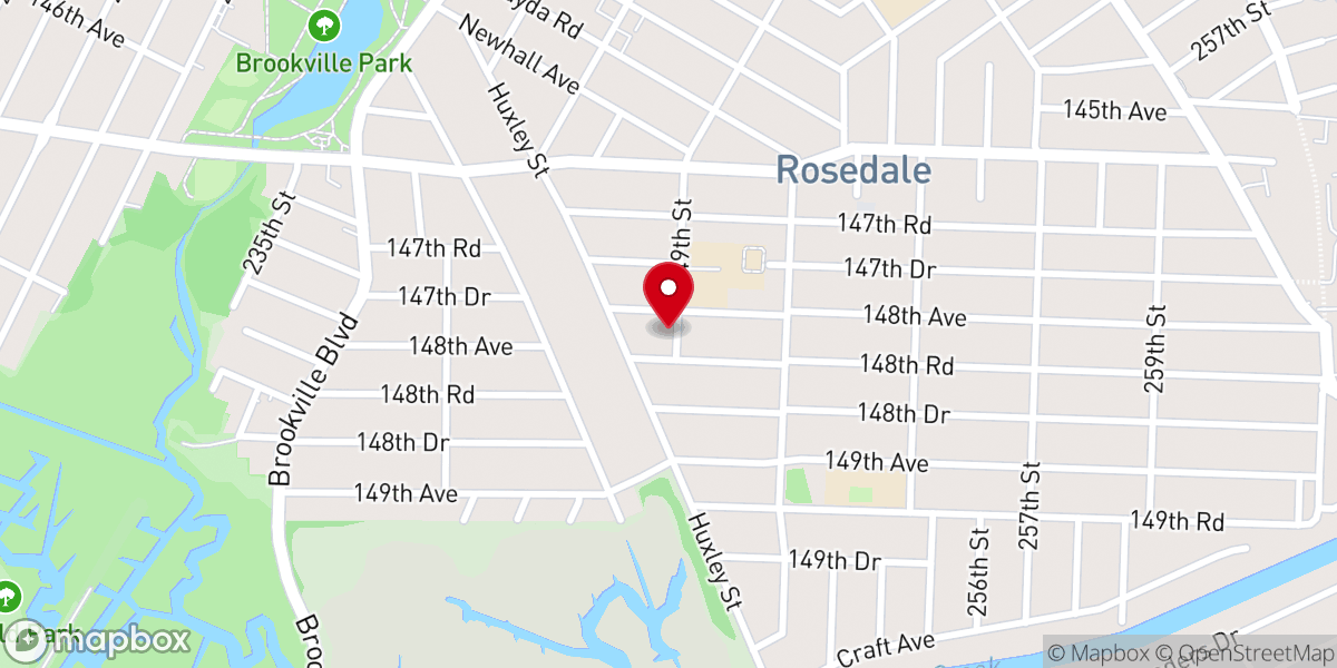 Map showing location of St. Pius X Rectory Offices