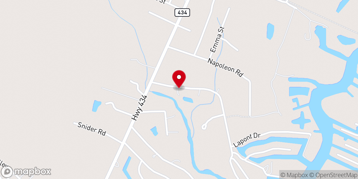 Map showing location of Morris Hill Baptist Church