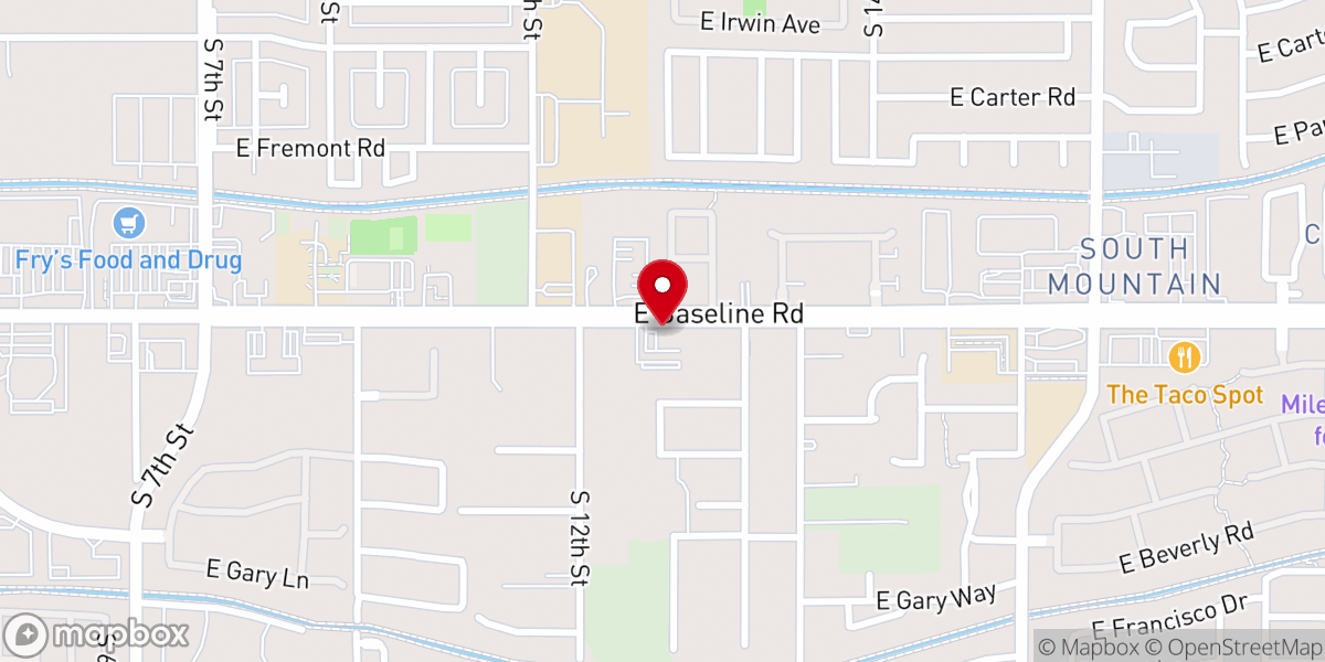 Map showing location of Phoenix Tabernacle-Latin Amer