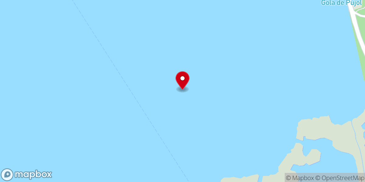 Map showing location of Albufera de Valencia