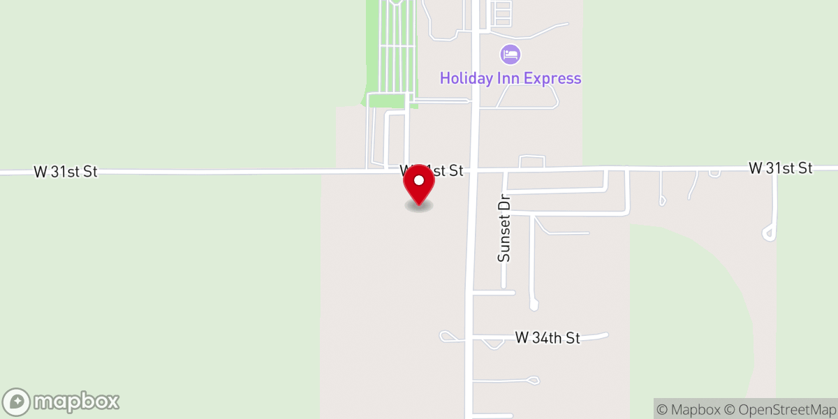 Map showing location of Calvary Gospel Church