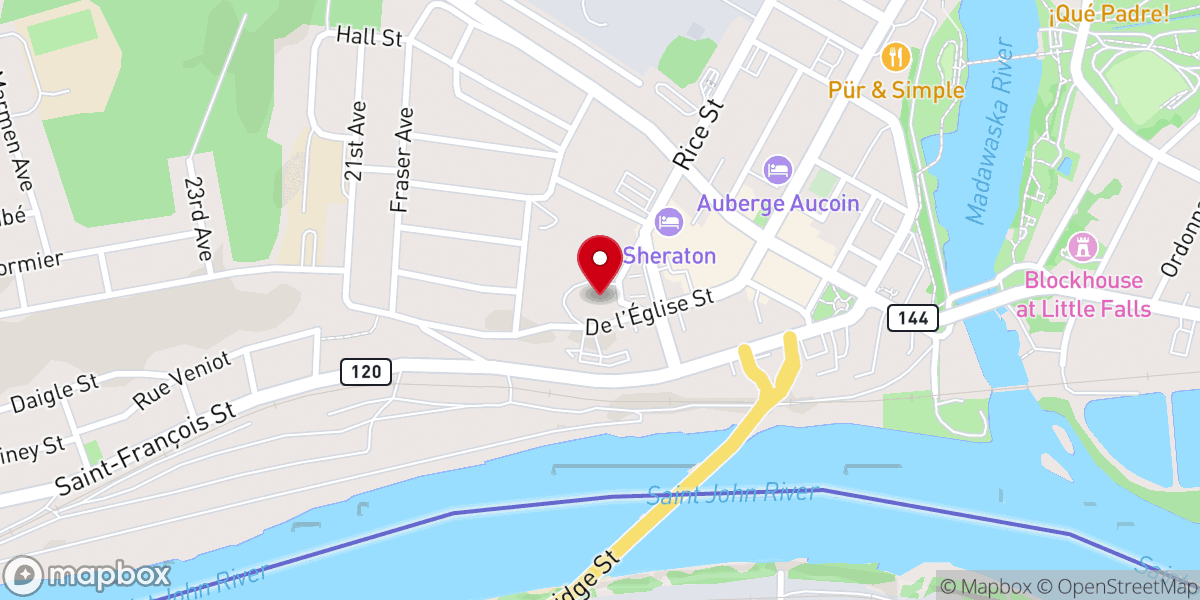 Map showing location of Cathedral of the Immaculate Conception